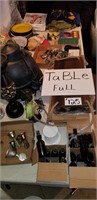 Table full-hanging lamp, tin plates,