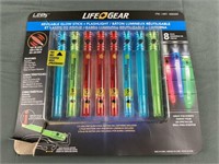 Life Gear Reusable Glow Sticks + Flashlight