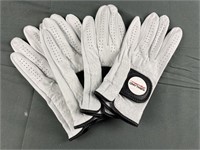 Lot of 4 Golf Gloves