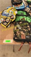 Fuel & Minecraft backpacks, 5 piece backpack set