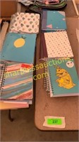 Lot of notebooks