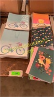 Lot of notebooks & 3 ring binders
