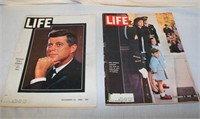 2 - 1963 JFK COVER LIFE MAGAZINES