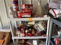 Plastic Shelf and Contents - Coca Cola Products