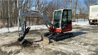 2019 Takeuchi TB235-2 Mini Excavator,