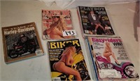 29 Magazines-Playboy, Biker, Easy Rider