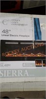 Linear 48" Electric Fireplace
