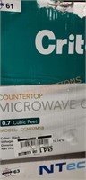 Criterion .7 Cubic Feet Countertop Microwave
