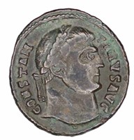Constantine I PROVIDENTIAE Ancient Roman Coin COA