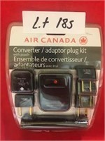 Converter/Adapter Plug Kit w/Pouch 'Air Canada'