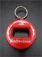 Vintage Budweiser "Bev Key" opener keychain