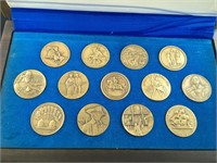 Thirteen Original State Medal Collection