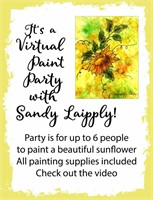 Virtual Art Class with Sandy Laipply