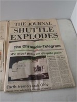 Space Shuttle Challenger ephemera collection