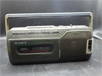 Vintage Sony portable AM/FM radio cassette