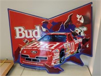 Budweiser NASCAR advertising sign!
