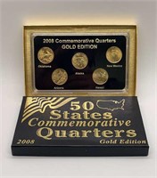 2008 Commemorative Quarters / Gold Edition