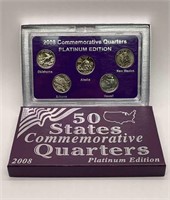 2008 Commemorative Quarters / Platinum Edition