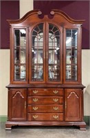 2 Pc Cherry China Cupboard by Lexington