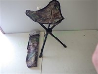 Portable tripod folding chair for camping & sports