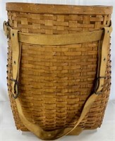 Vintage Adirondack Type Trapper Back Pack Basket
