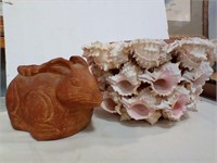 Flower pots shell / rabbit