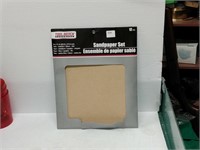 12 pieces of 9x11 sandpaper sheets assorted