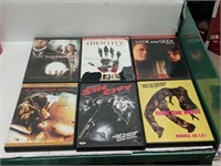 Six action DVDs