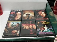 Six action DVDs