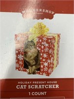 Wondershop present cat scratcher house