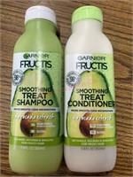Garnier smoothing treat shampoo and conditioner