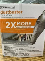 Black and decker quick clean dust buster