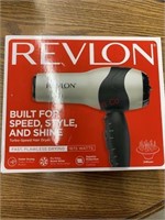 Revlon hair dryer box has been opened