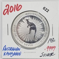 1oz .999 Silver Australian Kangaroo