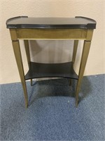 Black and Gilt Gold Side Table