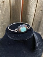 Turquoise Navajo Bracelet .925 Silver