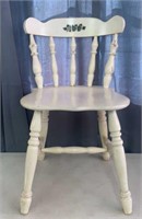 PAINTED SPINDLE BACK CHAIR