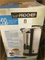 (2) PRO CHEF HOT WATER URNS