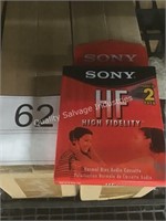 2 CTN SONY CASSETTE TAPE