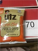 2 CTN UTZ CRAB CHIPS EXP 12/20