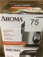 (2) AROMA RICE COOKER/STEAMERS