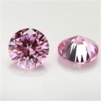 Stunning Brilliant Pink Lab Diamond 8.00 MM - VVS