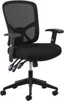 3-Paddle Mesh High-Back Task Chair | Black