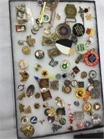 Vintage Assorted Pins, Pendants & Buttons (80+)