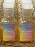 20 coconut macaroon hand sanitizers