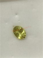 .75CT 7X5MM OVAL CANARY APATITE