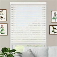 US WINDOW AND FLOOR CORDLESS 2"FAUX WOOD BLIND