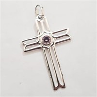 BZ0160 - 72 - Pendentif en argent & zircon