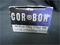 Cor Bon 44 Rem mag, 320gr (partial box, 10 rds)