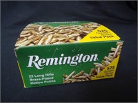 Remington .22 LR, Brass plated HP, 525 rds